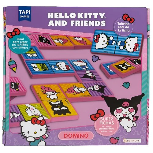 DOMINO HELLO KITTY PIEZAS GIGANTES PLASTICAS -KTY09857