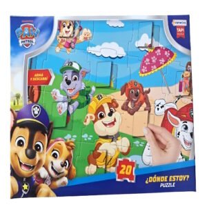 PUZZLE 20 PIEZAS PAW PATROL ¿DONDE ESTOY? -SPC09905