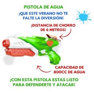 PISTOLA DE AGUA TEAM SHOTZ  -1975