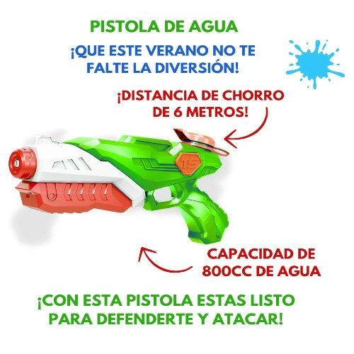 PISTOLA DE AGUA TEAM SHOTZ -1975 - Image 2