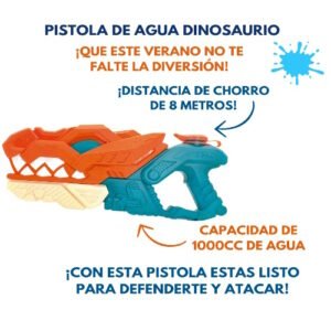 PISTOLA DE AGUA DINO TEAM SHOTZ  -1976