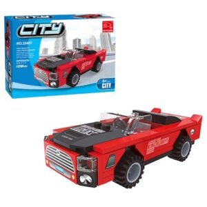 BLOQUES CITY AUTO ROJO 110 PIEZAS -CKSUR1179