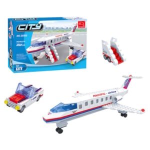 BLOQUES CITY AVION DE PASAJEROS 260 PIEZAS -CKSUR1182