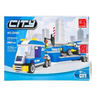 BLOQUES CITY CAMION MOSQUITO CON AUTO 250 PIEZAS -CKSUR1183