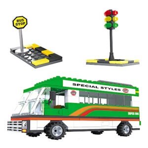 BLOQUES CITY BUS CON SEMAFORO Y PARADA 260 PIEZAS -CKSUR1186