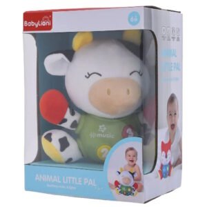 VAQUITA DE PELUCHE CON LUZ Y SONIDO BABYLIONI -7172