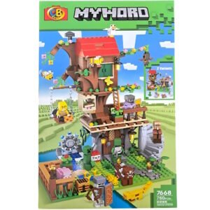 BLOQUES MY WOLRD MINECRAFT AVENTURA EN LA CASA DEL ARBOL 760 PIEZAS -7217