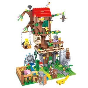 BLOQUES MY WOLRD MINECRAFT AVENTURA EN LA CASA DEL ARBOL 760 PIEZAS -7217