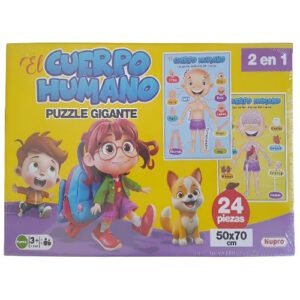 EL CUERPO HUMANO PUZZLE GIGANTE X 24 PIEZAS -2255
