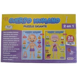 EL CUERPO HUMANO PUZZLE GIGANTE X 24 PIEZAS -2255