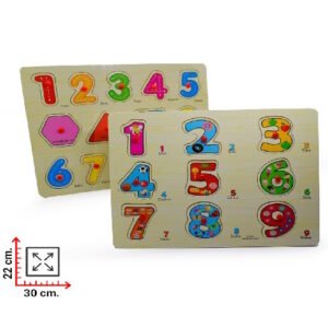 ENCASTRE DE MADERA NUMERICO -M443