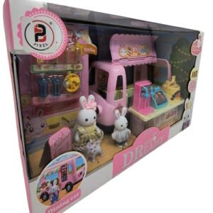 BAY DREAMY FOOD TRUCK CON MUÑECOS Y ACCESORIOS -ZY1113094