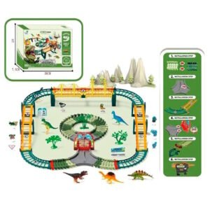 PISTA JURASICA CON AUTITO DINO A PILAS -ZY1341148