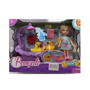 MUÑECA BAOYALI HORA DEL BAÑO CON ACCESORIOS -ZY1442971