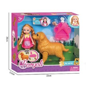 MUÑECA BAOYALI  MASCOTAS FELICES -ZY1442974