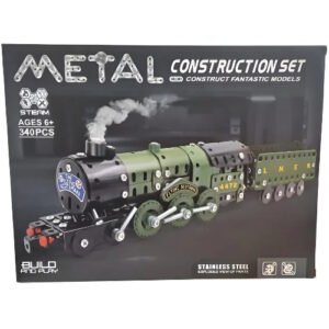 MECANO METAL TREN CON VAGON 340 PIEZAS -ZY1144287