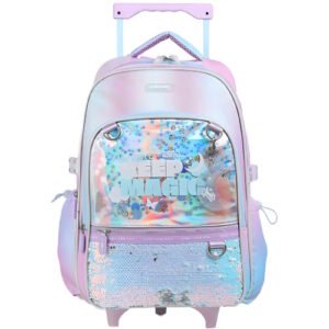 MOCHILA CON CARRO 18″ CLOUD  LIGHT PURPLE  -TR133