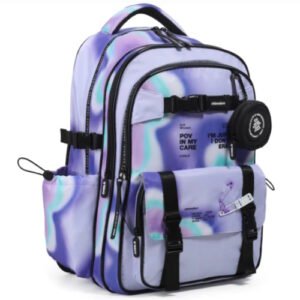 MOCHILA 18″ BLURRED LIGHT PURPLE  -FS115