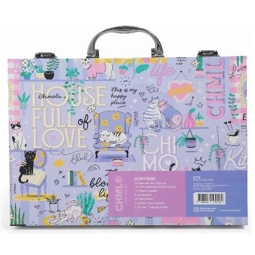 SET DE ARTE GATITO CHIMOLA 51 PIEZAS -LAST78 - Image 4