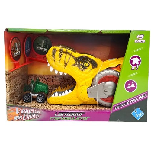 LANZADOR MANDIBULATOR DINO CON VEHICULO -8144 - Imagen 2