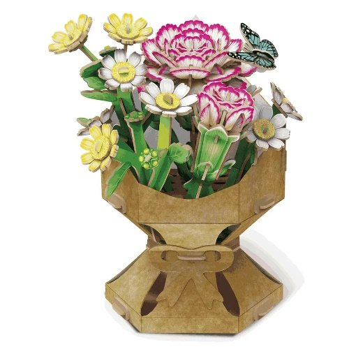 PUZZLE 4D BOUQUET DE FLORES 134 PIEZAS -P330H - Image 6