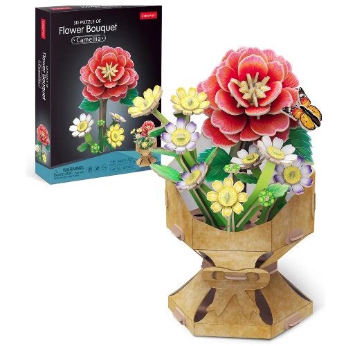 PUZZLE 4D BOUQUET DE FLORES 134 PIEZAS -P330H