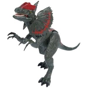 DILOPHOSAURUS MEDIANO A PILAS DINO STATE CON SONIDO -DS024D