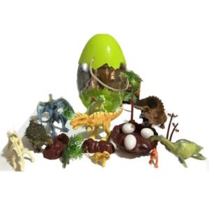 HUEVO DE DINOSAURIO DINO STATE CON DINOS Y ACCESORIOS -DS015