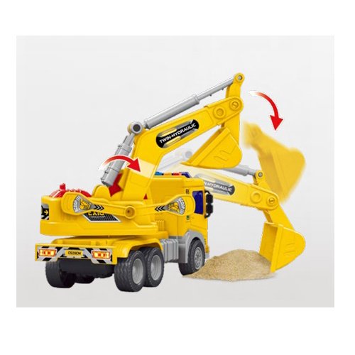 EXCAVADORA FRICCION ULTRAX CON LUZ Y SONIDO -UL048 - Image 2
