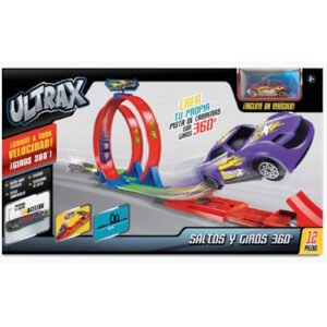 PISTA SALTOS Y GIROS 360 ULTRAX CON 1 VEHICULO -VTR02