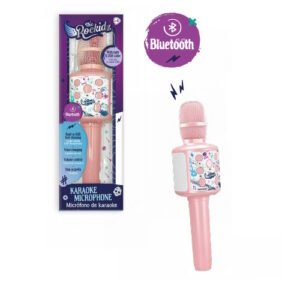 MICROFONO INALAMBRICO KARAOKE ROSA BLUETOOTH THE ROCKIDZ -RZ07A