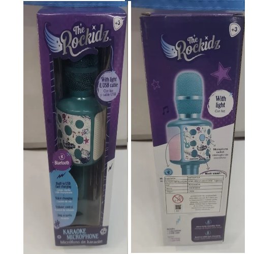 MICROFONO INALAMBRICO KARAOKE BLUETOOTH THE ROCKIDZ -RZ07B - Image 2