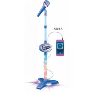MICROFONO DE PIE CABLE MP3 CON LUCES THE ROCKIDZ -RZ05A