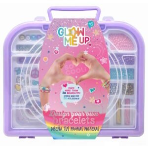 ESTUCHE LILA DISEÑA TUS PROPIAS PULSERAS GLOW ME UP -GL028B