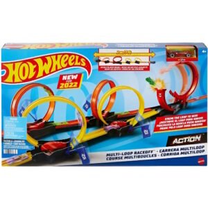 PISTA HOT WHEELS CARRERA MULTILOOP CON AUTO -HDR83