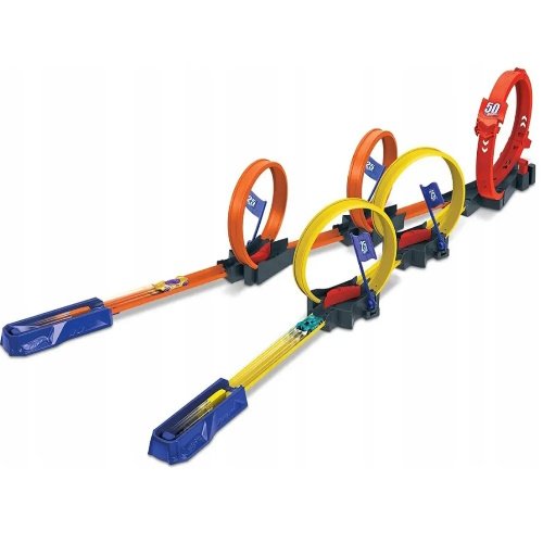 PISTA HOT WHEELS CARRERA MULTILOOP CON AUTO -HDR83 - Imagen 2
