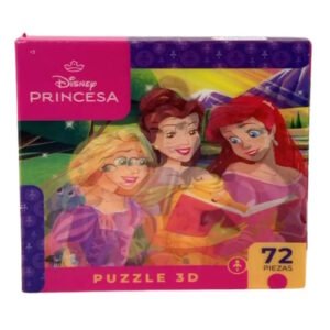 PUZZLES 72  PIEZAS LENTICULAR PRINCESAS DISNEY -DPU17393