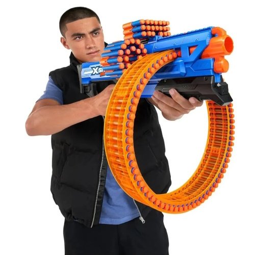 PISTOLA X SHOT INSANITY MAD MEGA BARREL BLASTER -7476 - Imagen 2