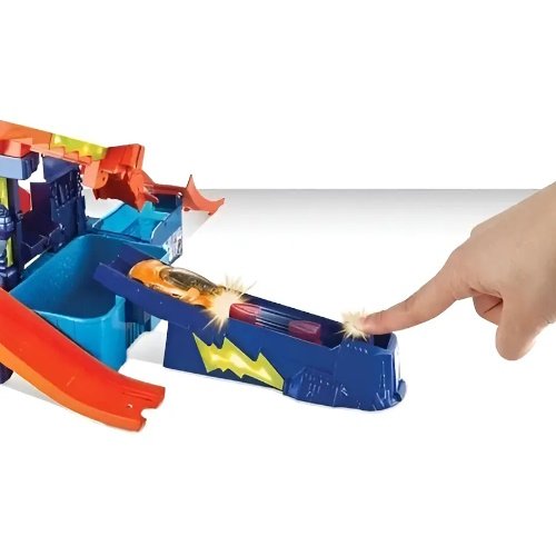 PISTA HOT WHEELS LABORATORIO CIENTIFICO CON AUTO -CCP76 - Imagen 3